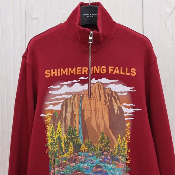 Saint Laurent Half-Zip Sweatshirt - Picture 3 of 10